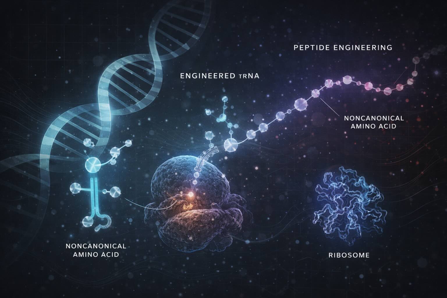 Expanding the Horizon of Peptide Therapeutics: How Engineered tRNAs Enable Ribosomal Incorporation of Noncanonical Amino Acids