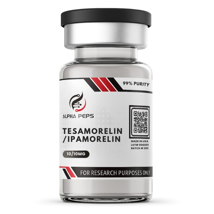 tesamorelin 10mg ipamorelin 5mg or therapeutic outcomes are claimed or implied 2X Blend Tesamorelin (10mg) /