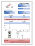 Selank 5mg Peptide COA